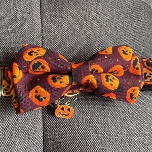 ADOGGYGO Halloween Dog Collar - Adjustable - Pumpkin